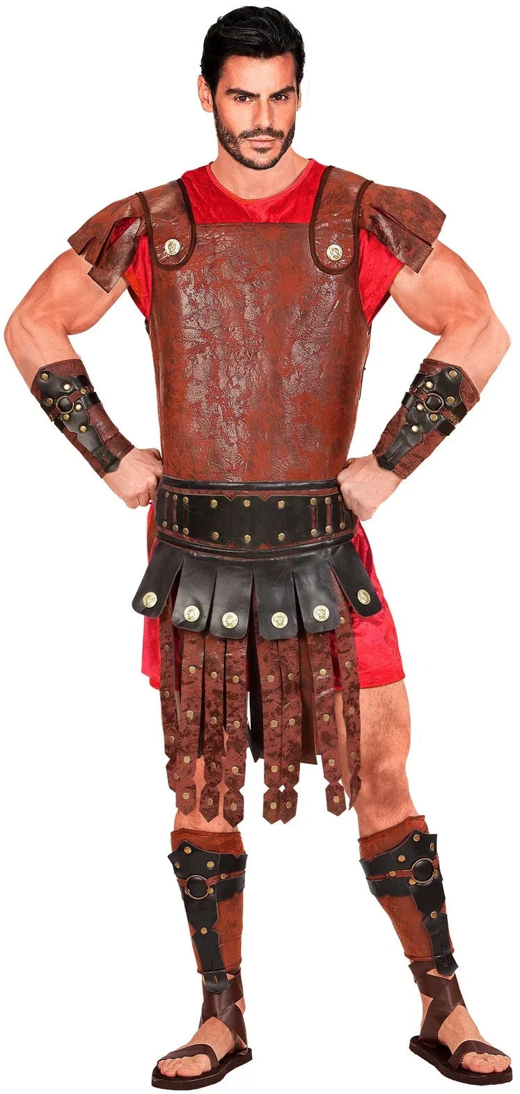 Espinilleras de Romano en Polipiel Complementos Romanos y Griegos Widmann